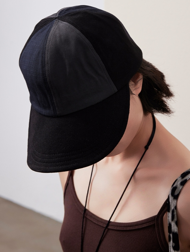Colorblock Cotton Baseball Cap - OESLO