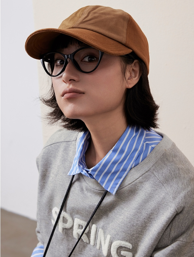 Colorblock Cotton Baseball Cap - OESLO