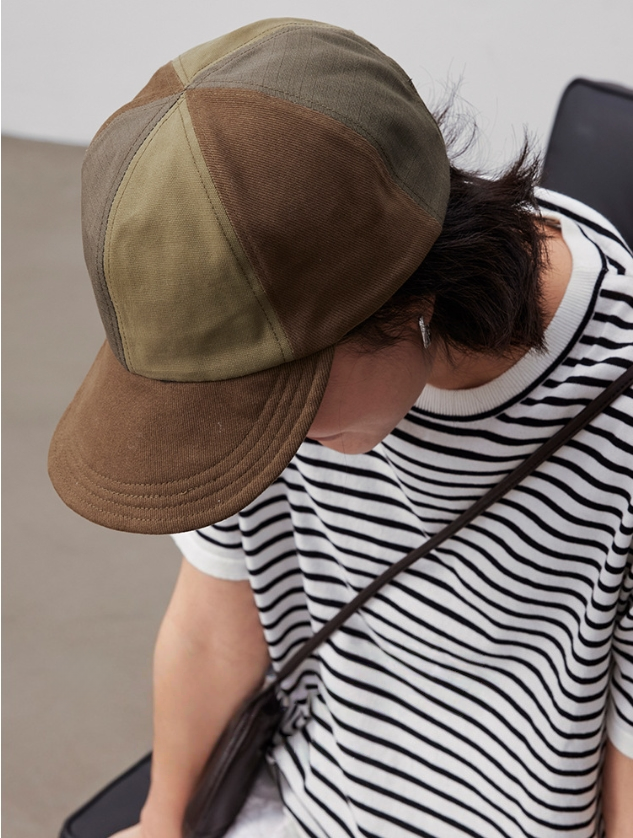 Colorblock Cotton Baseball Cap - OESLO