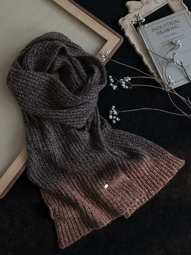 Minimalist Knit Winter Scarf for Women | Soft Wool Blend, Multiple Colors - OESLO