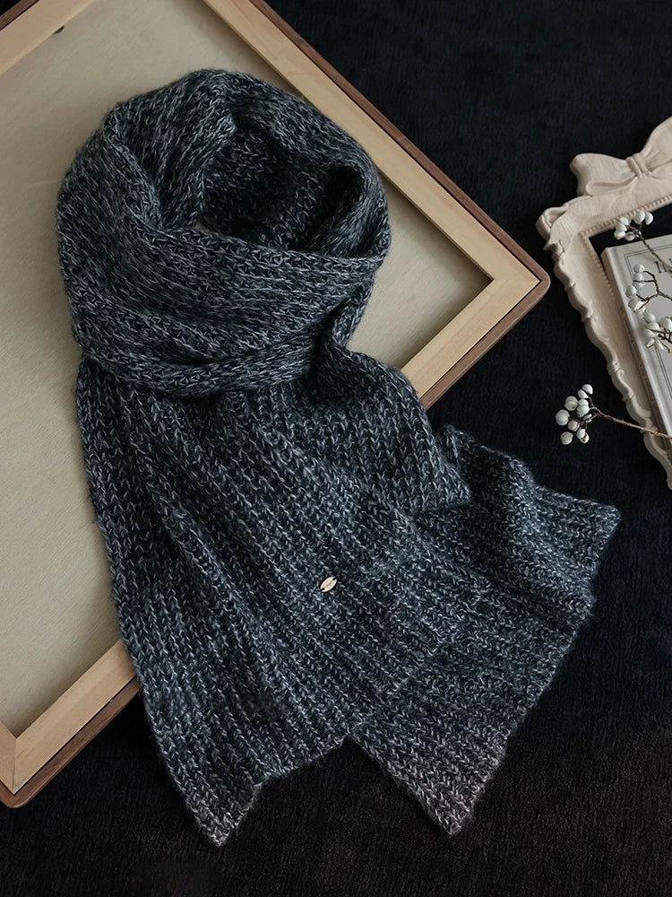 Minimalist Knit Winter Scarf for Women | Soft Wool Blend, Multiple Colors - OESLO