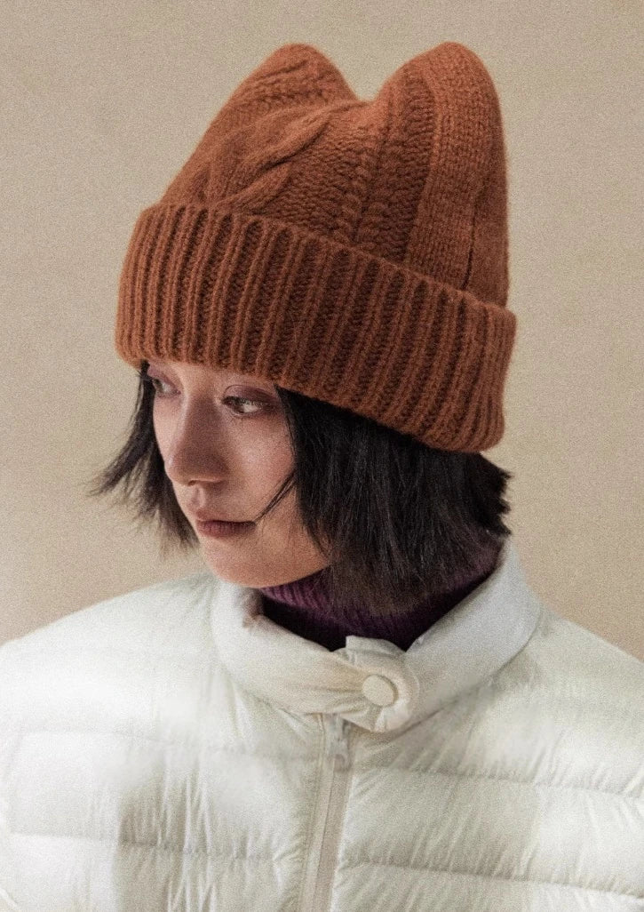 Cat Ear Knit Beanie Hat for Winter | Multiple Colors - OESLO