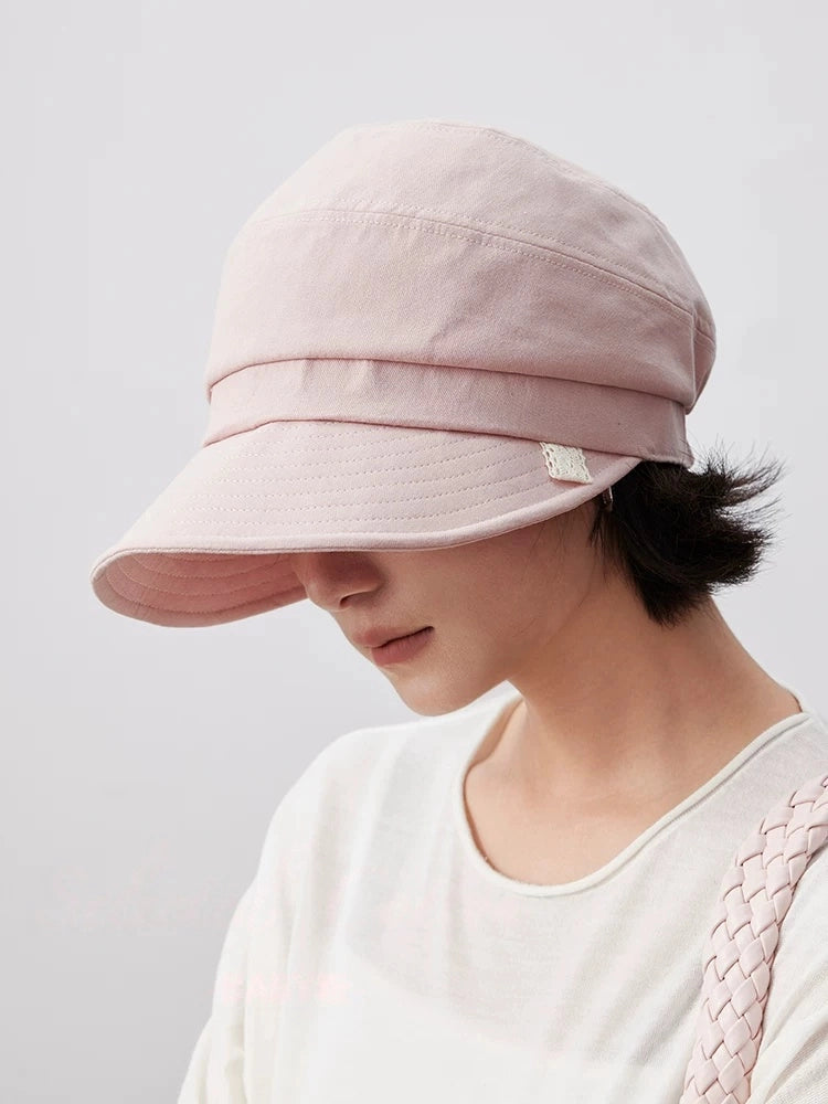 Elegant Cotton Bucket Hat for Women – Wide Brim Sun Hat OESLO