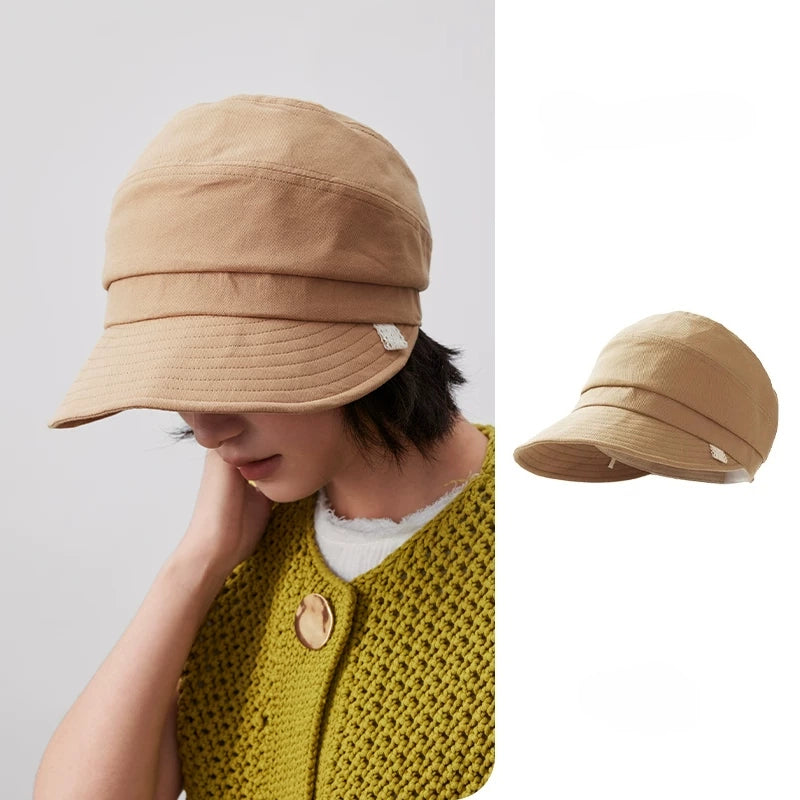 Elegant Cotton Bucket Hat for Women – Wide Brim Sun Hat OESLO