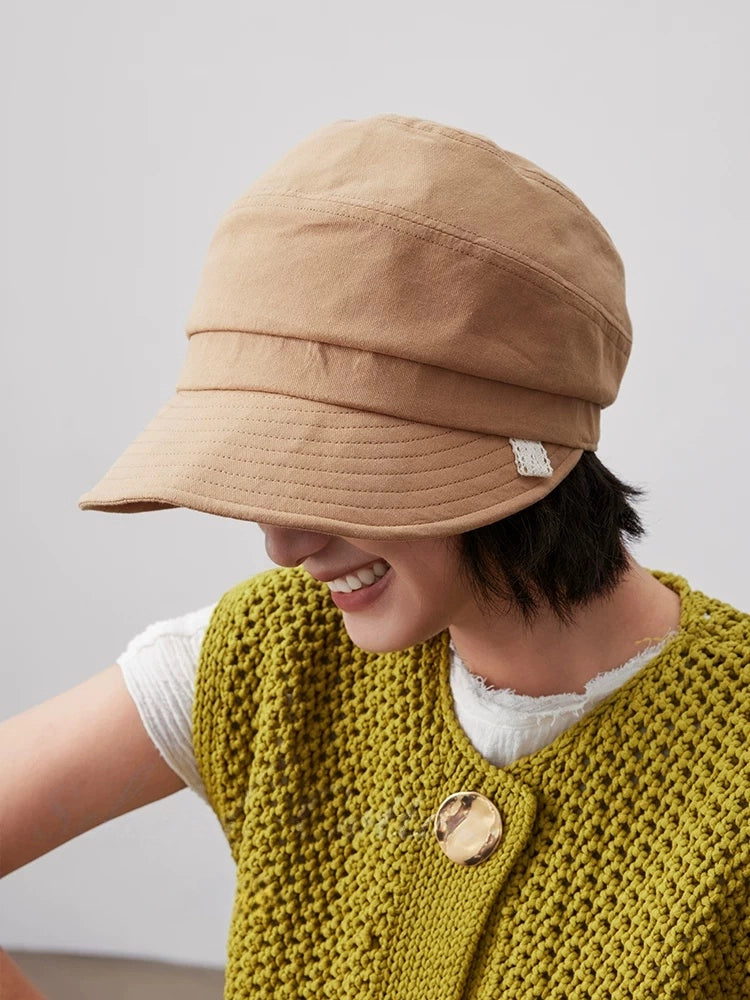 Elegant Cotton Bucket Hat for Women – Wide Brim Sun Hat OESLO