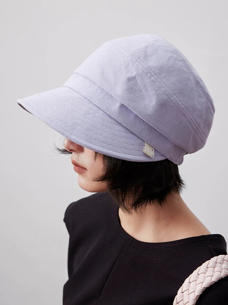 Elegant Cotton Bucket Hat for Women – Wide Brim Sun Hat OESLO