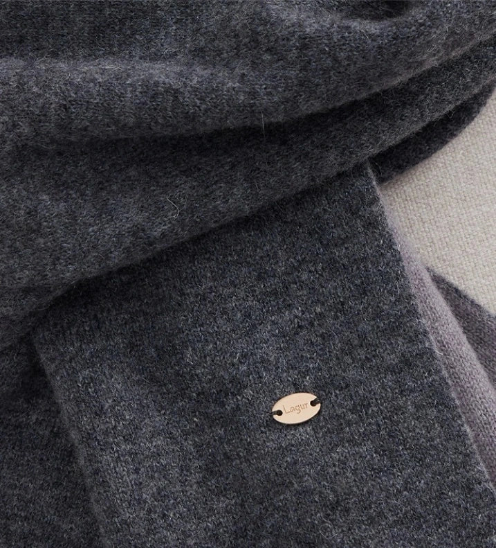 Premium Reversible Two-Tone 100% Wool Winter Scarf | Multiple Colors - OESLO