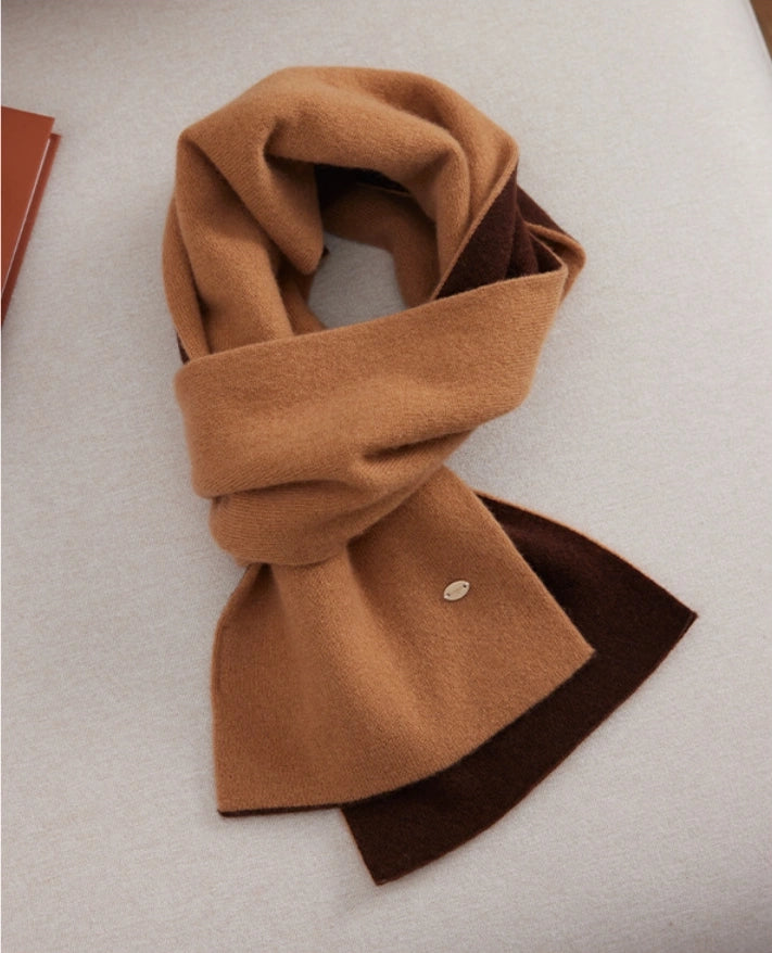 Premium Reversible Two-Tone 100% Wool Winter Scarf | Multiple Colors - OESLO