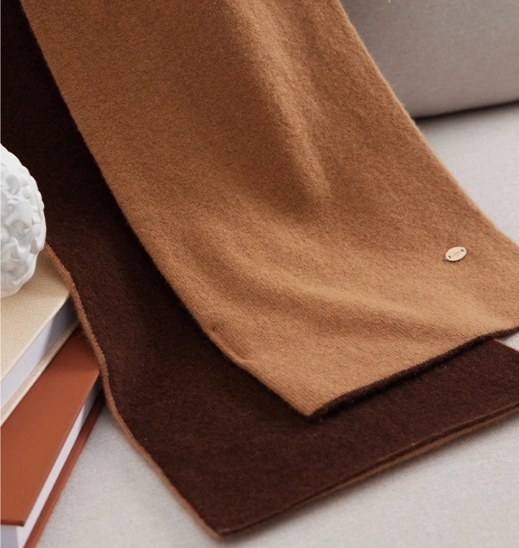 Premium Reversible Two-Tone 100% Wool Winter Scarf | Multiple Colors - OESLO