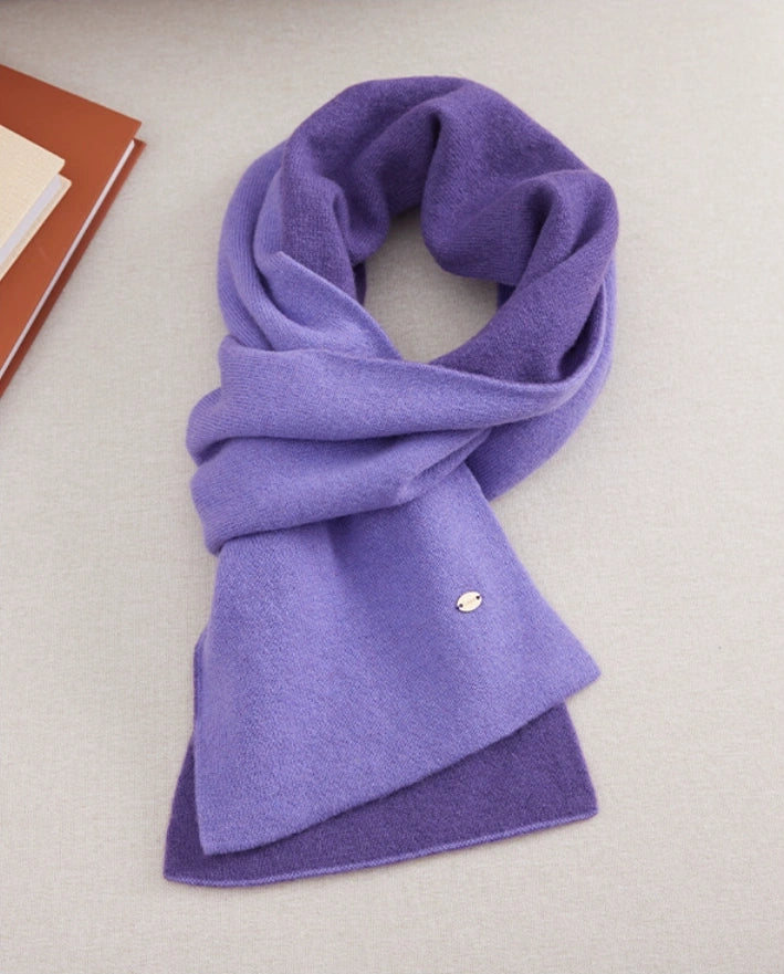Premium Reversible Two-Tone 100% Wool Winter Scarf | Multiple Colors - OESLO