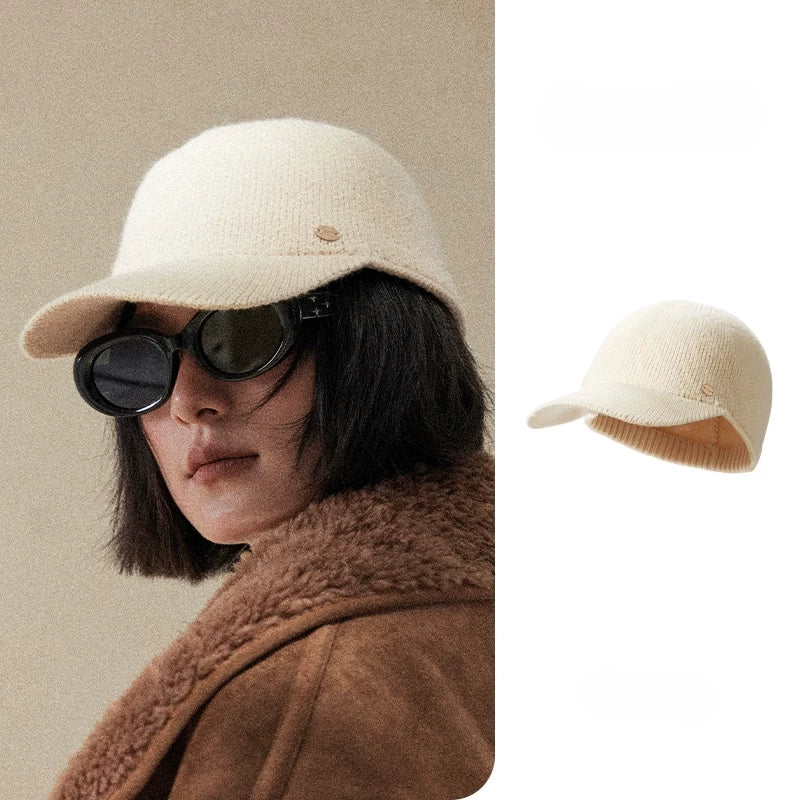 Knitted Baseball Cap for Women | Multiple Colors - OESLO