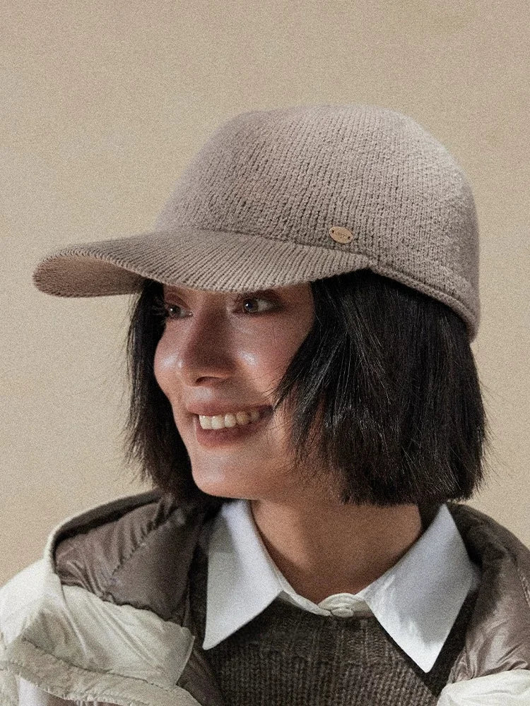 Knitted Baseball Cap for Women | Multiple Colors - OESLO
