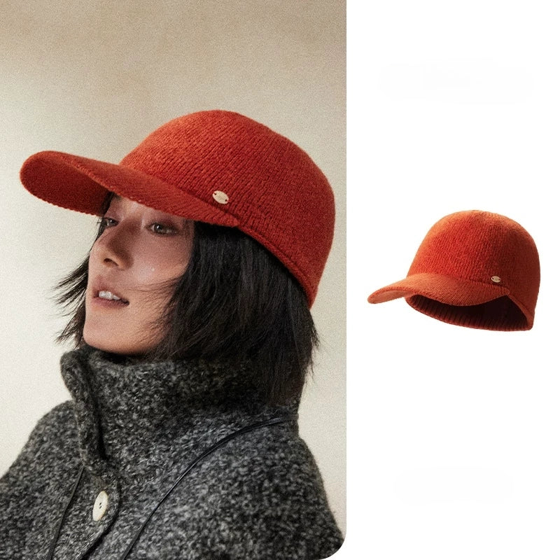 Knitted Baseball Cap for Women | Multiple Colors - OESLO