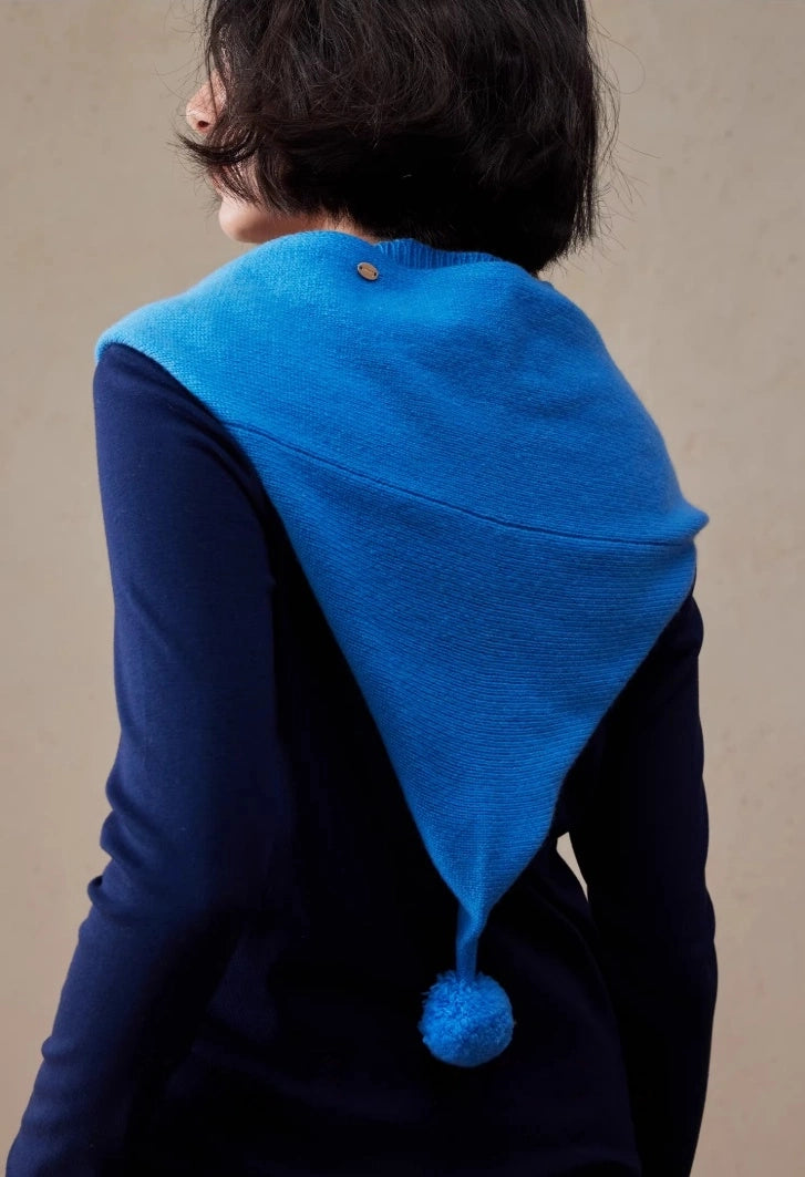 Women’s Solid Color Wool Hooded Scarf | Multiple Colors