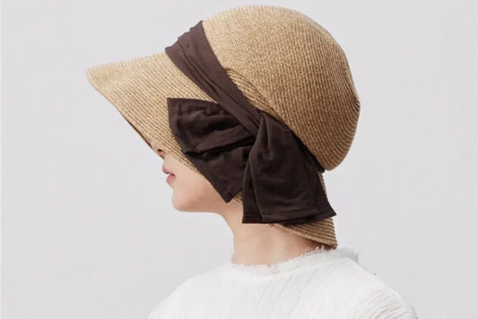 elegant straw hat enhancing facial proportions