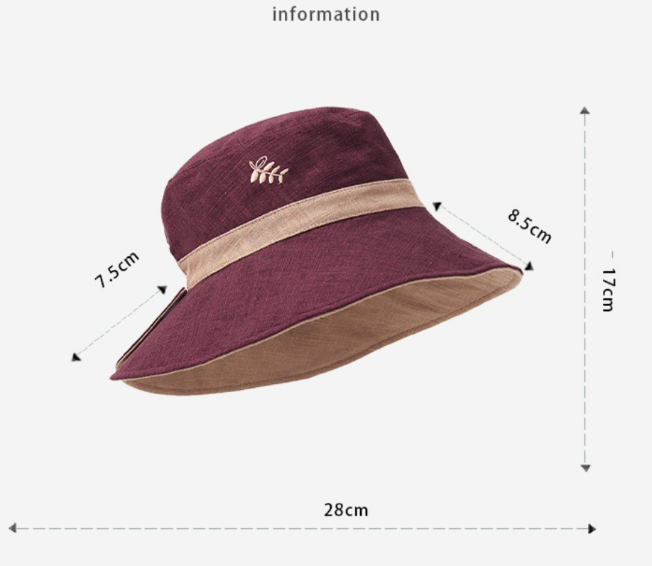 Cute Bucket Hat  – Reversible Breathable Summer Sun Hat - OESLO