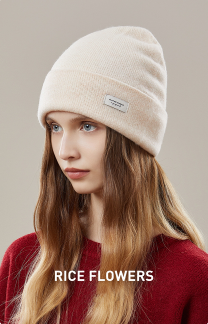 Wool Beanie - Solid Color Classic Knitted Hat - OESLO
