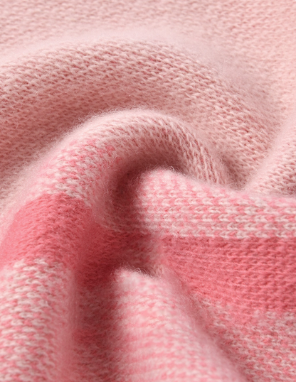 Wool Scarf Women – Lightweight and Warm Plaid Pattern - OESLO