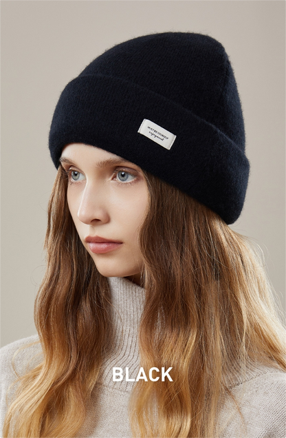 Wool Knit Hat - Solid Color Winter Hat Available in Multiple Colors - OESLO
