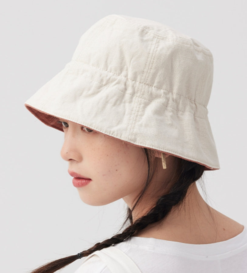 Reversible Bucket Hat - Casual Versatile Sun Hat - AOA Fashion Accessories