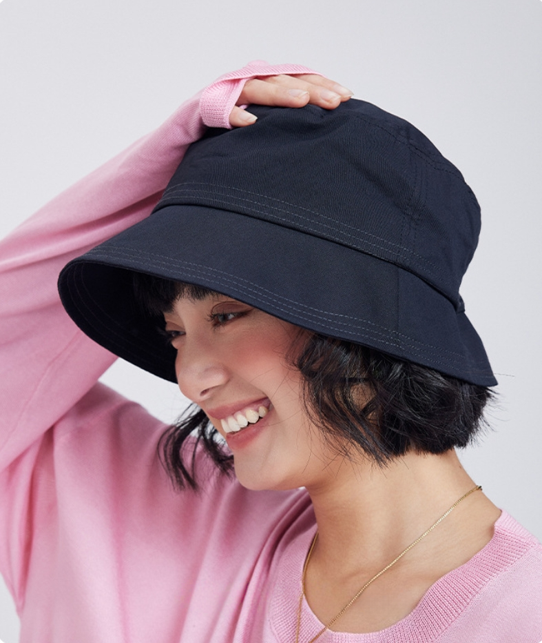 Cotton Bucket Hat – Lightweight Cute Sun Hat for  Protection - AOA Fashion Accessories