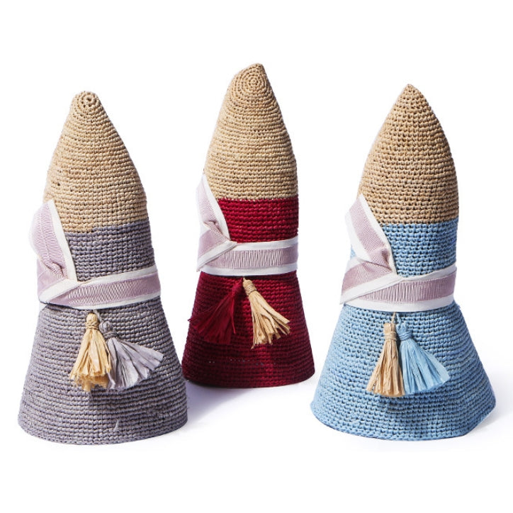 Wide Brim Raffia Straw Sun Hat - AOA Fashion Accessories