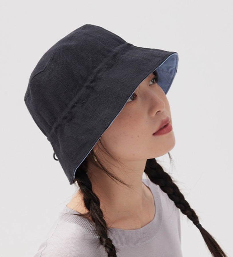 Reversible Bucket Hat - Casual Versatile Sun Hat - AOA Fashion Accessories