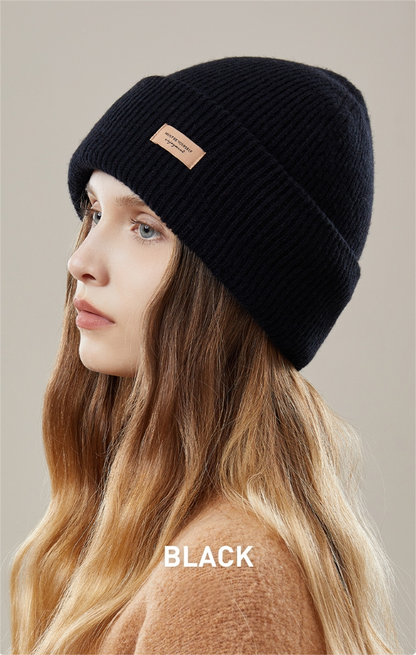 Wool Knit Beanie – Warm and Minimalist Winter Hat - OESLO