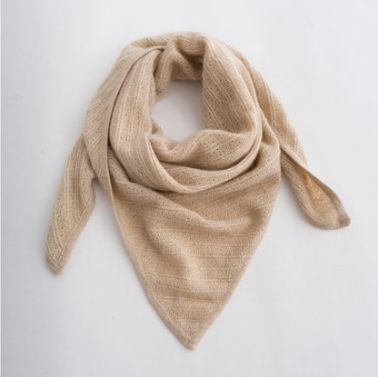 Luxury 100% Cashmere Triangle Scarf - OESLO