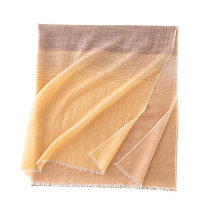 Soft Gradient Wool Scarf– 100% Fine Wool, Lightweight & Elegant - OESLO