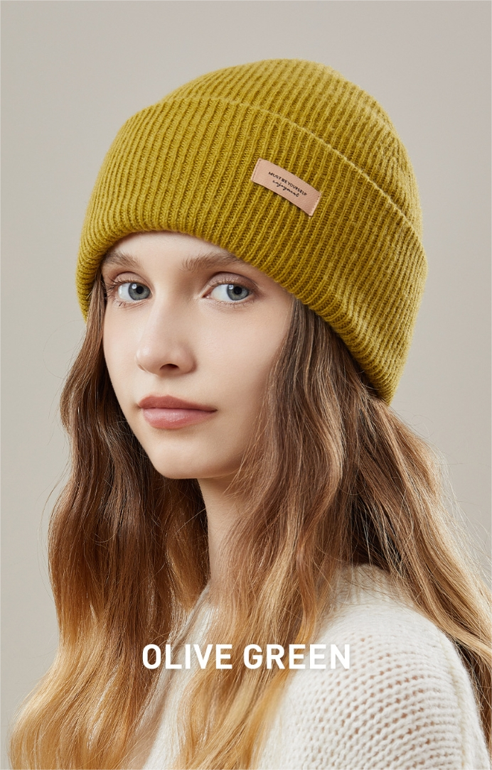 Wool Knit Beanie – Warm and Minimalist Winter Hat - OESLO
