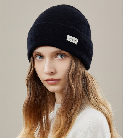 Wool Beanie - Solid Color Classic Knitted Hat - OESLO
