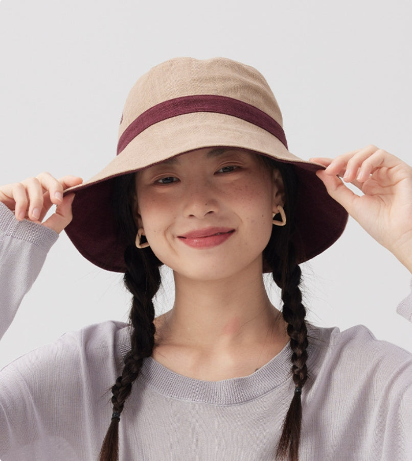 Cute Bucket Hat  – Reversible Breathable Summer Sun Hat - AOA Fashion Accessories