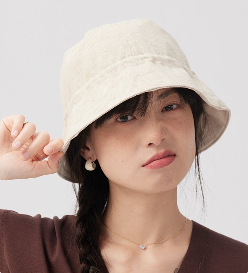 Reversible Bucket Hat - Casual Versatile Sun Hat - AOA Fashion Accessories