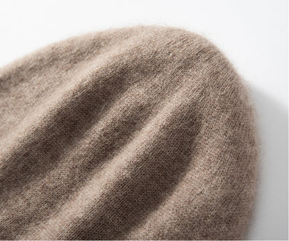 Wool Knit Beanie Hat - Soft, Warm Knitted Hat for Men and Women - OESLO