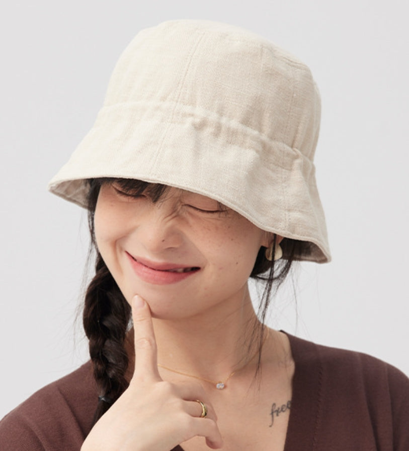 Reversible Bucket Hat - Casual Versatile Sun Hat - AOA Fashion Accessories