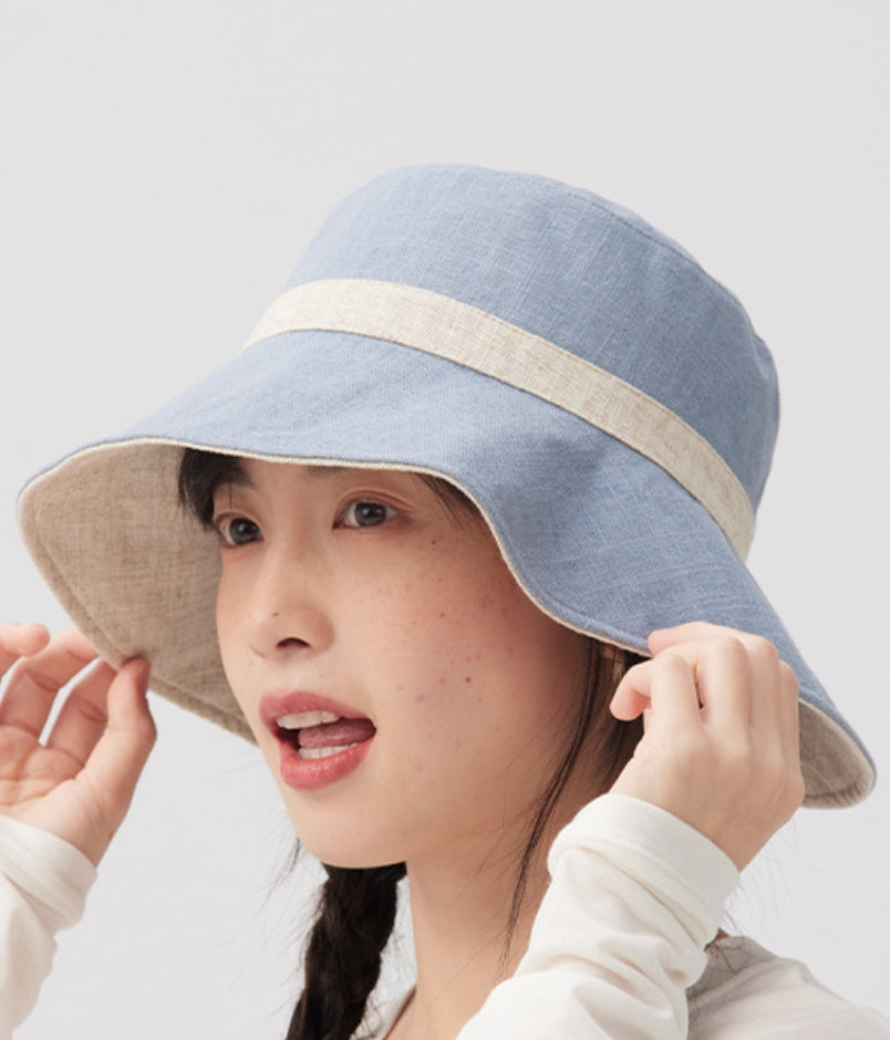 Cute Bucket Hat  – Reversible Breathable Summer Sun Hat - AOA Fashion Accessories