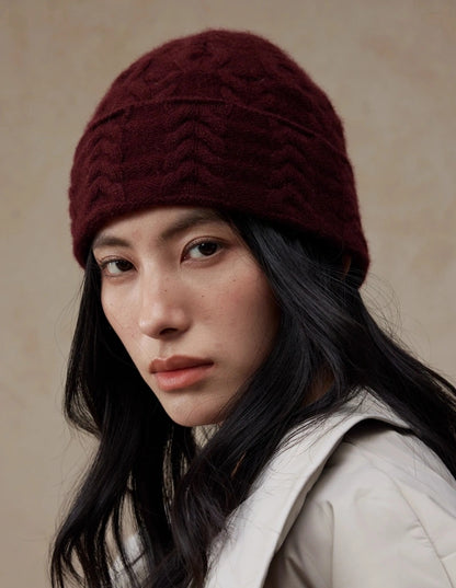 Elegant 100% Cashmere Beanie | Multiple Colors OESLO