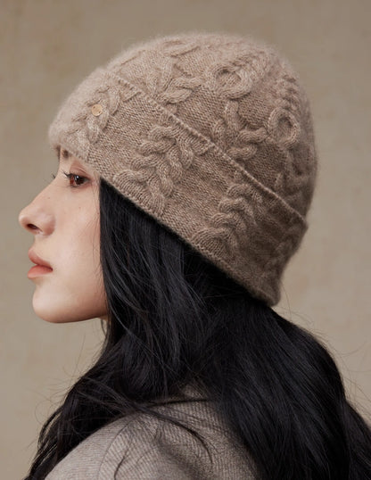 Elegant 100% Cashmere Beanie | Multiple Colors OESLO