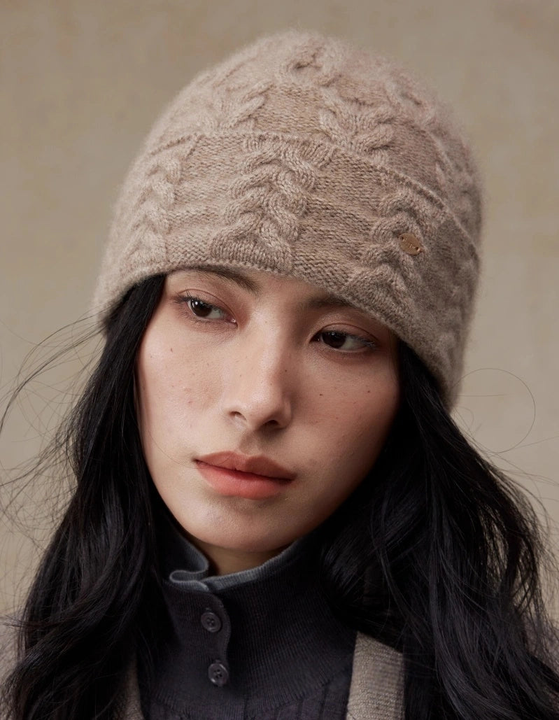 Elegant 100% Cashmere Beanie | Multiple Colors OESLO