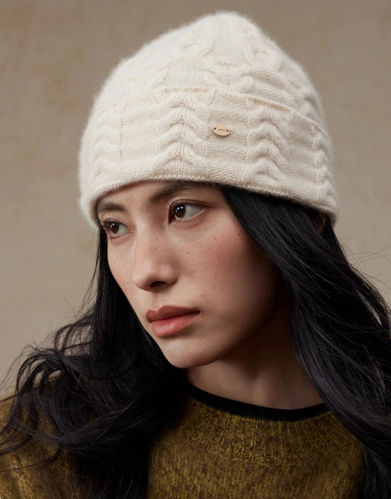 Elegant 100% Cashmere Beanie | Multiple Colors OESLO