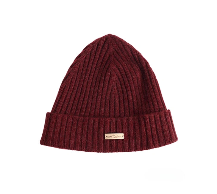 Unisex Cashmere Ribbed Beanie – Stylish & Versatile | Multiple Colors