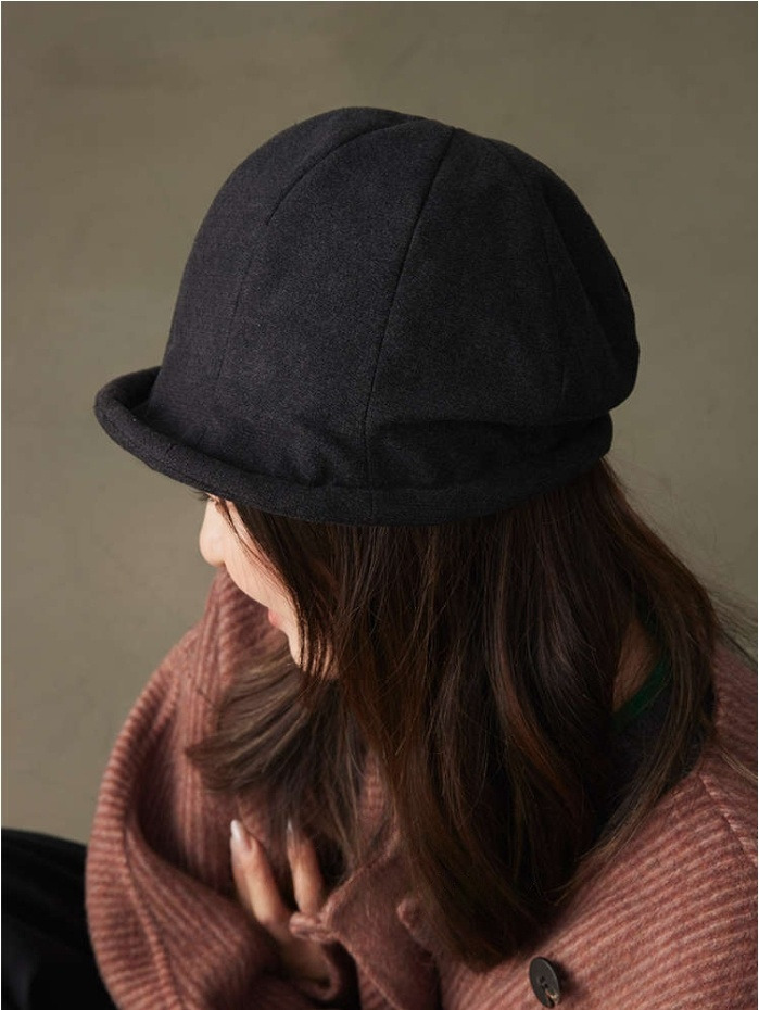 Corduroy Fuzzy Bucket Hat – Vintage Style Warm Cap for Women - AOA Fashion Accessories