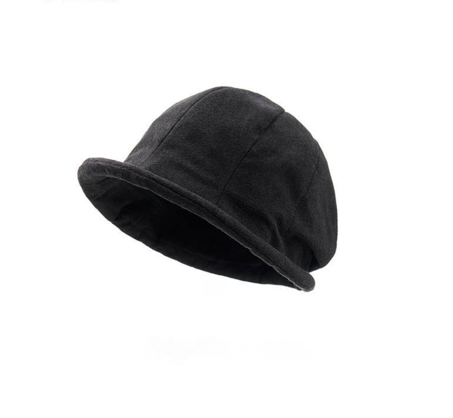 Corduroy Fuzzy Bucket Hat – Vintage Style Warm Cap for Women - OESLO