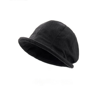 Corduroy Fuzzy Bucket Hat – Vintage Style Warm Cap for Women - OESLO