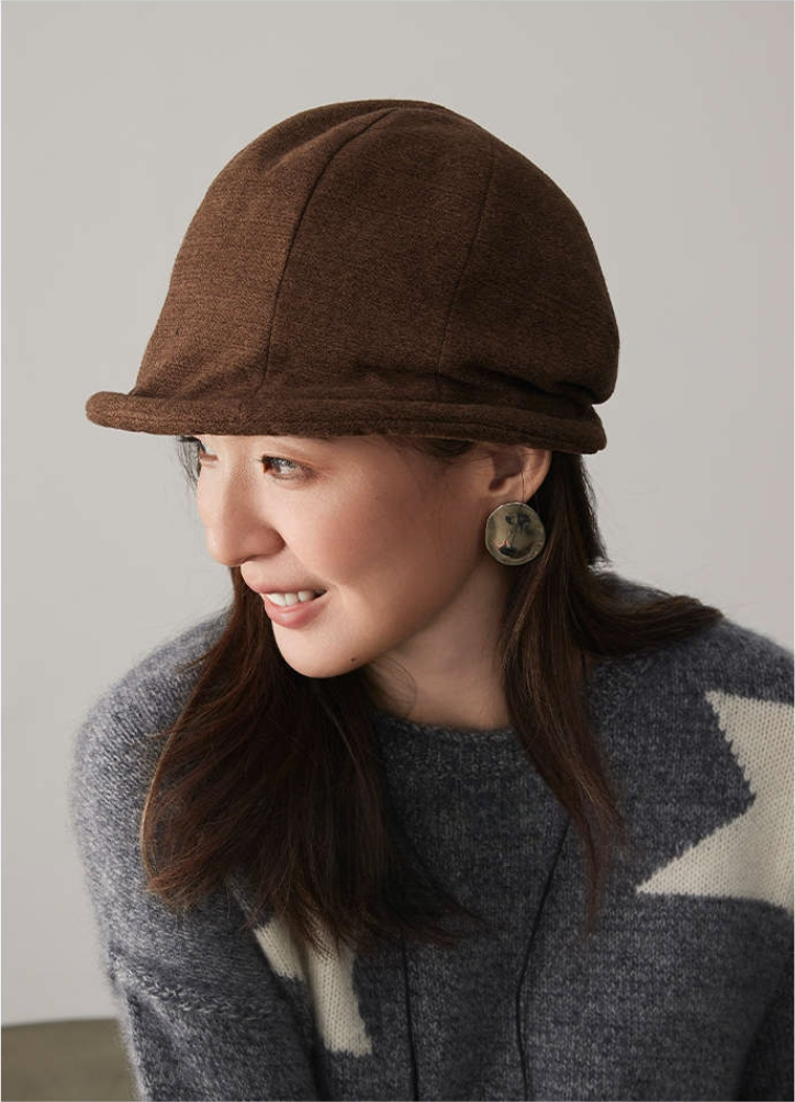 Corduroy Fuzzy Bucket Hat – Vintage Style Warm Cap for Women - OESLO