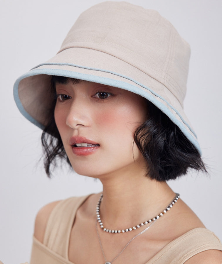 Cotton Bucket Hat–Casual Sun Hat - AOA Fashion Accessories