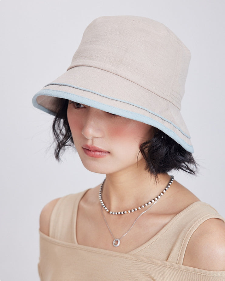 Cotton Bucket Hat–Casual Sun Hat - AOA Fashion Accessories