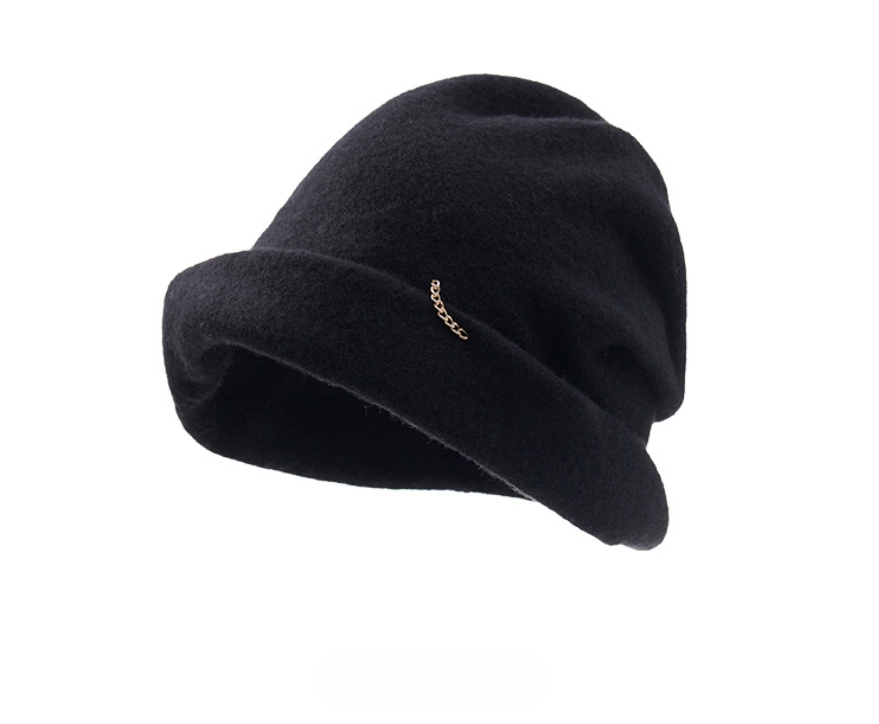 Cozy Fluffy Bucket Hat - 100% Wool Fuzzy Bucket Hat - AOA Fashion Accessories