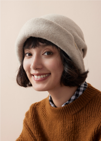 Cozy Fluffy Bucket Hat - 100% Wool Fuzzy Bucket Hat - OESLO